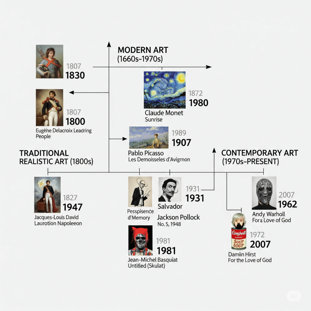 Master Modern Art: A Beginner's Guide to Contemporary Movements gemini generated image qawucoqawucoqawu