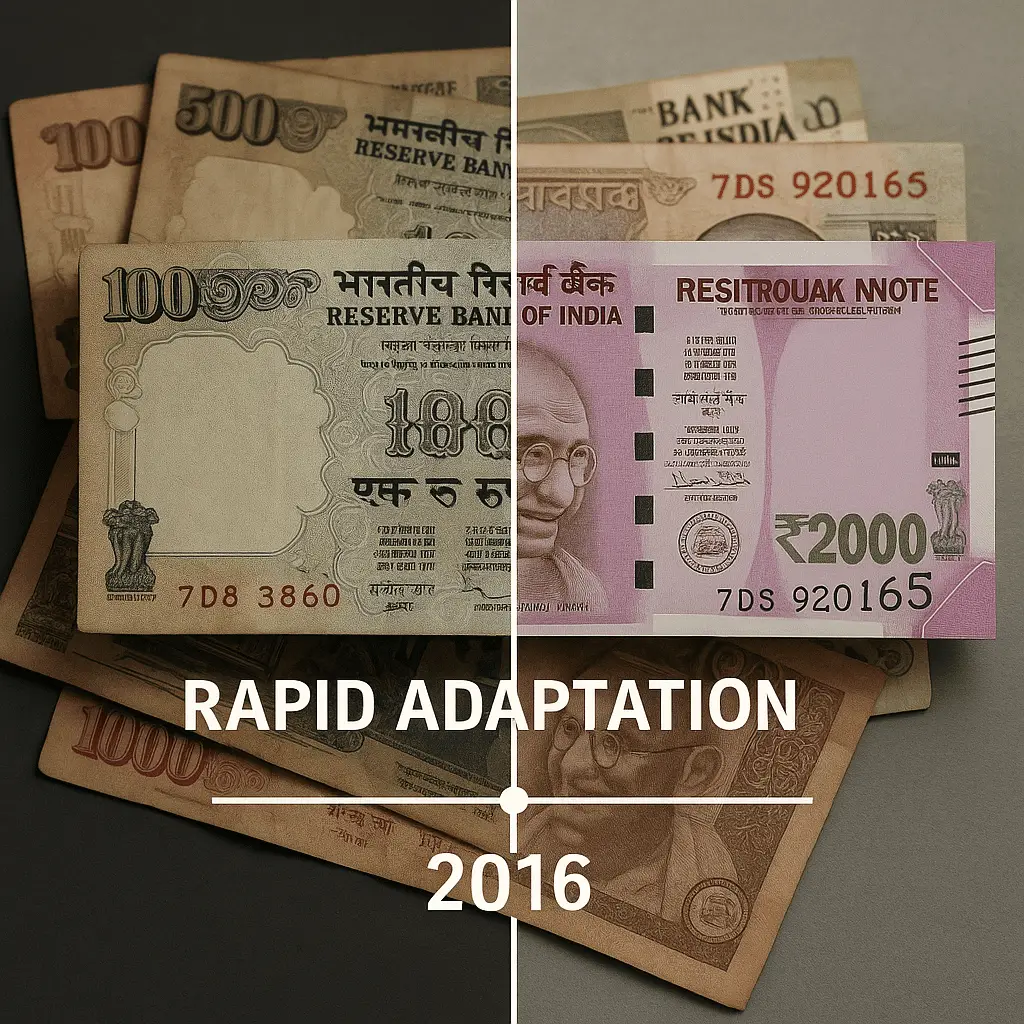 old vs new indian currency evolution
